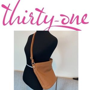 Thirty one Jewel brown crossbody purse